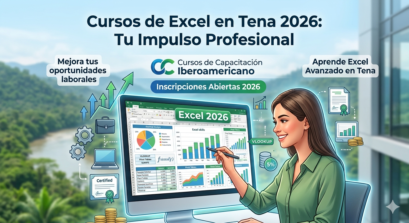 📈 Curso de Excel en Tena: dónde estudiar en 2026 y mejorar tus oportunidades laborales