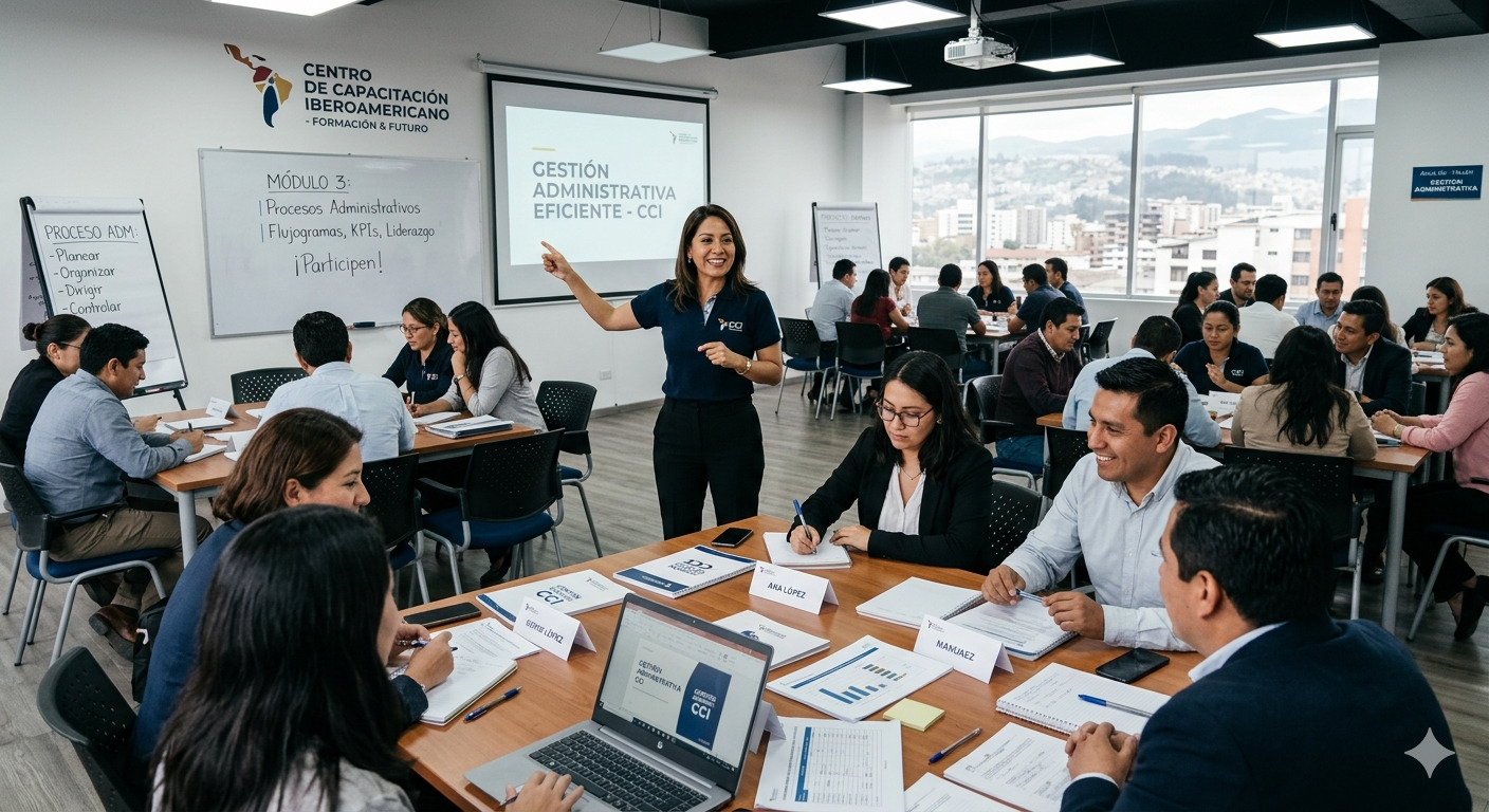 Gestión Administrativa con Inteligencia Artificial en Ecuador | Iberoamericano